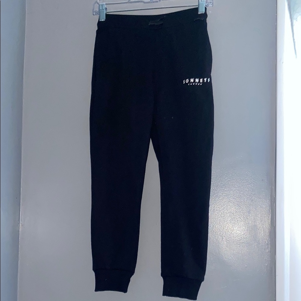 Kids Black Joggers
